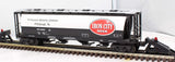 MTH Railking 30-75195 Pittsburgh Brewing Co. RailKing 4-Bay Cylindrical Hopper Car O SCALE Used Excellent