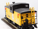 MTH 30-4127C NFL Steelers Extended Vision Caboose O Scale Like New