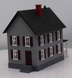 MTH 30-9024 Assembled Row House RailKing gray red shutters O Scale Like New