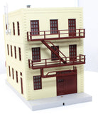 MTH Railking 30-90018 Jahn's Ice Cream 3-Story City Building w/Fire Escape O SCALE Like New