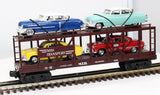 MTH Railking 30-7628 Auto Transportation Auto Carrier Flat Car #4952 O SCALE Used