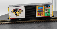MTH 30-74352 MLB - Pittsburgh All-Star Game 40' High Cube Box Car O Scale Like New