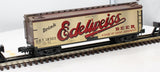 Atlas 6705-2 40' Woodsided Reefer car Edelweiss beer#18303 O SCALE WEATHERED AS IS Like New
