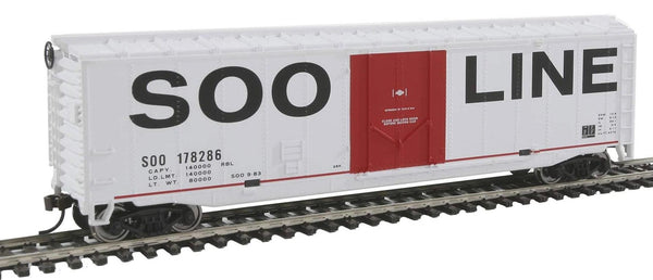 Walthers Trainline 931-1671 Soo Line 50' Plug-Door Boxcar HO SCALE Like New