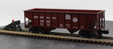 Weaver 707077 PA. Railroad 2 vBay ribbed coal car O SCALE Like New