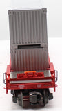 K-Line K- Line K-7765 Southern Pacific Gunderson Husky Stack DTTX W/Containers O SCALE Like New