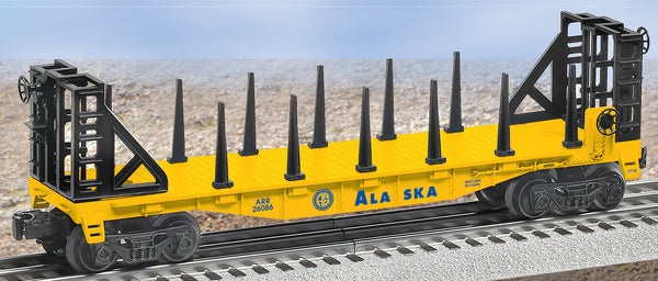 Lionel 6-26086 Alaska O27 Flat Car w/Bulkheads O SCALE NEW