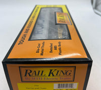 MTH Railking 30-76731 TTX Flat Car w/40' Roadway Trailer O SCALE Like New