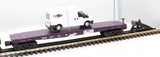 MTH Railking 30-76674 RailKing Flat Car w/(1) 'Ford Transit Van O SCALE Like New