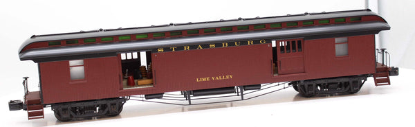 MTH Premier 20-62093A Strasburg Woodsided Passenger Car O SCALE Used Excellent