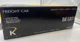K-Line k652-5601   Anheuser Busch Budweiser Die Cast Gondola with Covers  O SCALE Like New