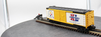 MTH 30-74366 Pittsburgh Steelers 40 foot double door boxcar NFL Super Bowl XL O scale Like New