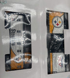 MTH Railking 30-4171-1 NFL Pittsburgh Steelers Super Bowl Dash-8 R-T-R Deluxe Freight Train Set with Proto-Sound 2.0 O SCALE Used Excellent  Damaged Box as is cosmetically