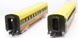 MTH Railking 30-6720 Seaboard 2-Car 60' Streamlined Sleeper/Diner #SAL 1008 O SCALE Used