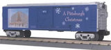 MTH Railking 30-74090 Pittsburgh Christmas O SCALE Like New