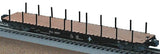 Lionel 6-17578 Boston & Maine PS-4 Flatcar w/stakes #34007 O SCALE Like New