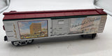 MTH Railking 30-74226 Pittsburgh Christmas-- SIGNED Holiday Homecoming Station Square  boxcar O SCALE Like New