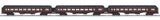 Lionel 6-15554 Pennsylvania PRR Commuter Heavyweight Passenger Car 3-Pack O SCALE NEW
