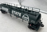 MTH Premier 20-96232 Quaker State 20K Gallon 4-Compartment Tank Car O SCALE Used Excellent