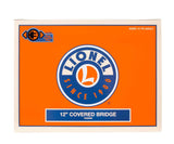 Lionel 1929090 Lighted Christmas Half-Covered Bridge O SCALE NEW