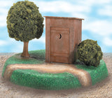 Lionel 6-34150 The Reading Room Operating Outhouse building O SCALE Like New