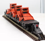 Right of Way Industries 234009 B&O Flat car w/Farm equip O SCALE Used
