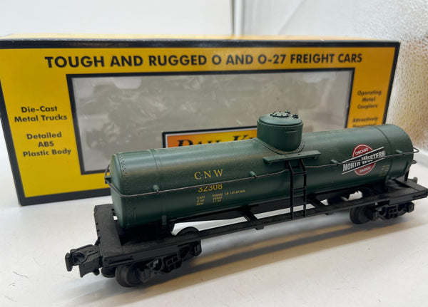 MTH Railking 30-7307 Chicago & Northwestern CNW Semi-Scale Tank Car #32308 O SCALE Used Excellent