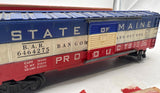 Lionel Postwar 6464-275 STATE OF MAINE Box Car O Scale Used Damaged Box