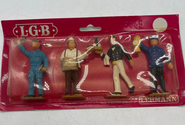 LGB 5045 European Railroad Worker Figures G SCALE NEW