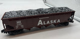 K-line  K623-1011 Alaska Diecast Hopper k623-1011  w/ Snowy Coal Load O Scale Like New