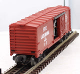 Lionel 6-19809 Erie Lackawanna Operating box car w/mailman (mail bag is missing) O Scale Like New