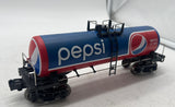 Menards 279-6742pep Pepsi Modern Tank Car O SCALE Like New