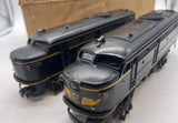 Lionel Postwar 2032 ERIE Alco Diesel AA Units O Scale Used Damaged Box As is