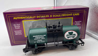 MTH Premier 20-96118 Shamrock Oil & Gas 8000 Gallon Tank Car O SCALE Like New