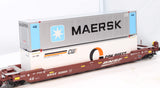 Lionel 6-85068 BNSF Husky Stack w/ EOT #203054 O Scale Like New limited