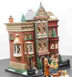 Department 56 Christmas in the City 56.59266 East Village Row House  Like New