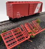 Accurate Finishing KIT 1002 HO Scale 40' SD Box Car CNJ 20726 Central of New Jersey HO SCALE Used Excellent