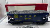 LGB 4076-D02 ATSF BLUE 2 BAY HOPPER 4976 G SCALE Used Excellent