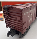 Lionel Postwar 6464-50 MINNEAPOLIS & ST. LOUIS Box Car 6464 Scale O SCALE Used Damaged Box