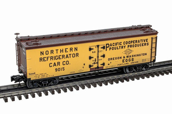 Atlas 3001685-1 PACIFIC COOPERATIVE POULTRY 40' Wood Refrigerator #9015 limited O Scale NEW