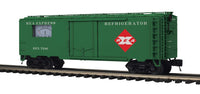 MTH Premier 20-94744 Railway Express Agency REA 40 Steel Sided Power Meter Car #7375 limited O SCALE NEW