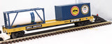 MTH Premier 20-95221 CSX Premier Flat Car w/Tank Container & 20' Container O SCALE Like New