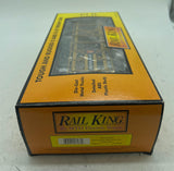 MTH Railking 30-76068 Pennsylvania PRR Auto Carrier Flat Car w/ PA State Police Cars O SCALE Like New