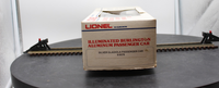 Lionel 6-9578 LIONEL ILLUMINATED BURLINGTON ALUMINUM PASSENGER CAR O SCALE Like New Damaged Box