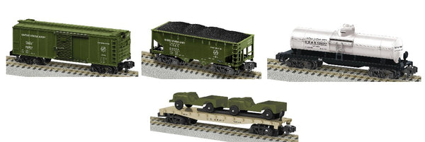 Lionel 2119300 US ARMY FREIGHT PACK S SCALE NEW