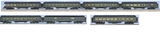 Lionel 6-25503, 6-25504, 6-25505 Santa Fe ATSF Heavyweight Passenger Car Set (Set of 7 18" Cars) California Limited O Scale Like New