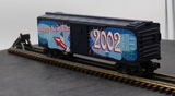 MTH Railking 30-7490 New Year's Box Car - 2002 New Years . O SCALE Like New