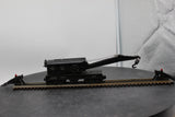 Lionel Postwar 6460  BUCYRUS ERIE CRANE CAR No. 6460 O SCALE Used Excellent Damaged Box