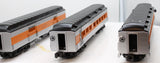 K-Line K-1136W Western Pacific WP"Exposition Flyer" Steam Locomotive & 3 Cars O SCALE Like New