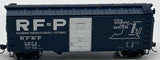 Walthers 910-2394 RICHMOND, FREDERICKSBURG & POTOMAC 40' PS-1 Boxcar Mainline blue, silver, white #2874 HO Scale Like New
